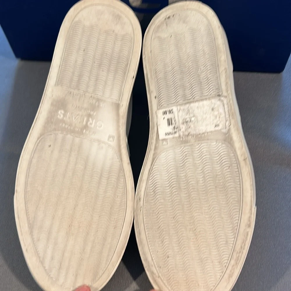 Signed Limited Edition (8/12) Artist Leah Tinari GREATS Sneakers SZ 37 or 6.5 - Picture 4 of 15